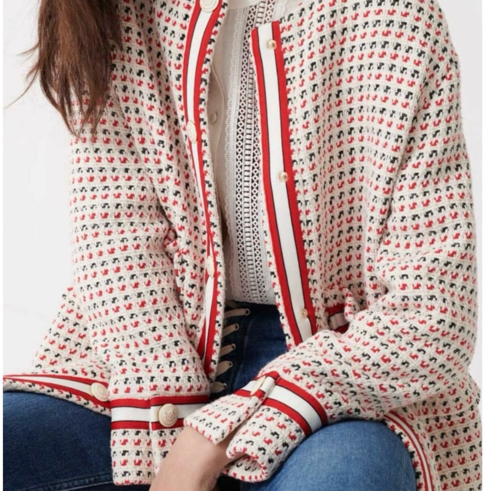 Maje Gerona Tweed Jacket - Picture 3 of 10